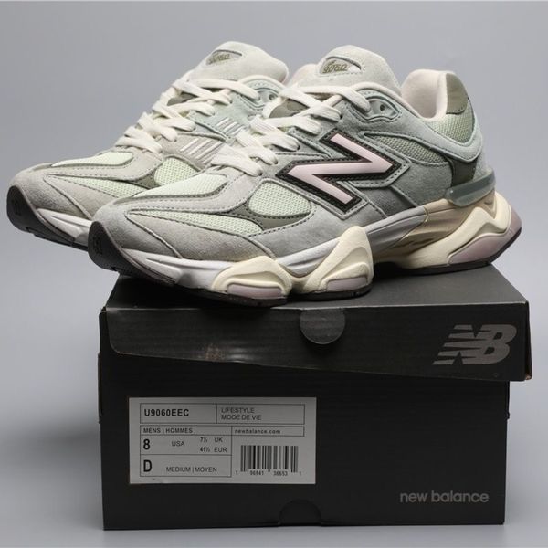 Кросівки New Balance 9060 унісекс р.36 світло зелені 100185 фото